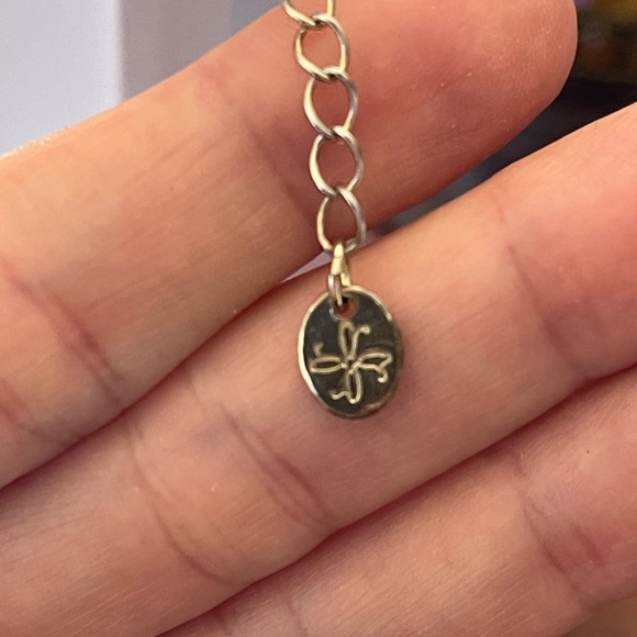 Gold Tone Starfish Shell Necklace MOP Blue Pink Chips Rhinestones Faux Pearls - Picture 6 of 6